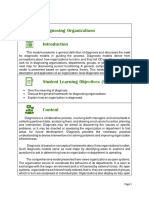 Module - Wk3 - Diagnosing The Organizations