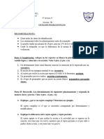 Prueba Escrita-3er. Año-SINTAGMA NOMINAL Modelo I