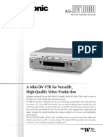 Panasonic Ag-Dv1000 DV Proline VTR