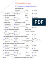 Multiple Choice E8 (Unit 1-6)