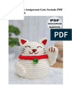 Maneki Neko Amigurumi Gato Sortudo PDF Receita Gra 230614 224624