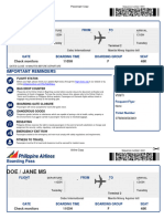 Plane Ticket Template 07