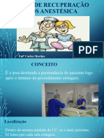 Sala de Recuperação Pós Anestésica