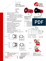 100V-Line 15 Watt Horn Speaker With Series Blocking Capacitor For Use in Hazardous areasBEXDL15D-ds