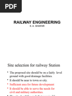 Lec#1 Site Selection For Railway Station