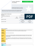 IC Manufacturing Six Sigma Project Charter Example 11480 WORD