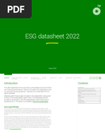 BP Esg Datasheet 2022