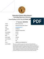 CO 2023-2024 Electronic Fabrication ELCT 312