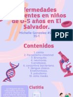 Enfermedades Prevalentes en Niños de 0-5 Años en El Salvador.