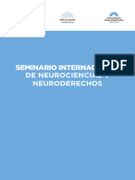 Programa SEMINARIO INTERNACIONAL DE NEUROCIENCIAS Y NEURODERECHOS Virtual