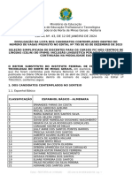 Edital #43 - Divulgação Da Lista de Candidatos Contemplados para As Vagas Dos Cursos FIC CELIN