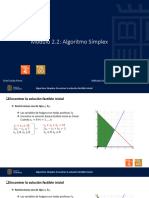 Modulo 2.2: Algoritmo Símplex