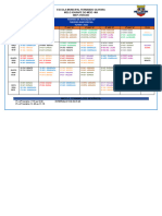 Horario de Avaliação Matutino Do Primeiro Bimestre