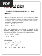 Examen de Conocimiento 01 CP Noviembre