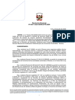 Resolución Directoral