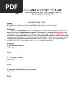 Bacterial Experiment Worksheet