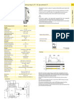 109 Undercurrent Monitoring Relay in 1P - AC by External CT: Technical Parameters