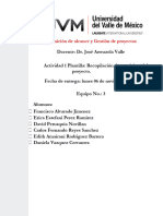 Actividad 1. Plantilla: Recopilación de Requisitos Del Proyecto.