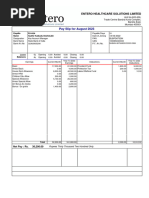 Pay Slip For August 2023: Entero Healthcare Solutions Limited