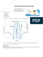 Filter Basics Part 3 - Five Key Filter Specifications To Understand