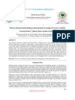 Physiochemical and Prelimimnary Phytoche