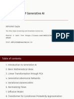 Mathematics of Generative AI