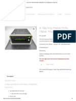 X-Ray KVP Meter - Mas Meter - Model 820. X-Ray Calibration & Measuring