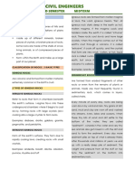 Geology For Civil Engineers (Midterm)