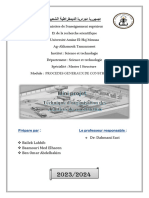 Mini Projet (Technique D'organisation Des Chantiers de Construction)