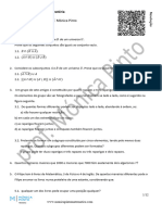 Exercícíos de Análise Combinatória