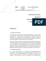 Droit de La Concurrence - Matière - PR Bensouda Halima - Dec 2020 - PDF