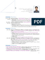 Arkaprava Saha: Curriculum Vitae