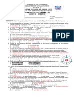 Sci.9 W1 3 ST ANSWER KEY