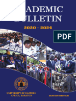 UEAB Academic Bulletin 2020 2024