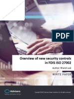 Overview of New Security Controls in FDIS ISO 27002 en