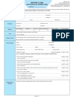 Motor Claim Form