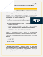 Mediacion Escolar Estrategia para La Resolucion de Conflictos