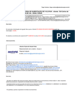 Res: Solicitação de Vistoria de Subestação de 112,5 Kva - Cliente: Ed Carlos de Assis Monteiro, CPF: 010.580.801-64 - SSGA 123445