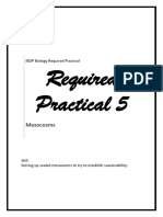 5 - IB Biology Required Practical 5 - Mesocosms - IBDP - Lab Experiment Guide