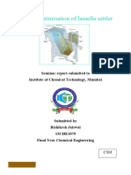 Design Optimization of Lamella Clarifier