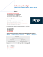 Reactivos de Química I (8 Bloques)