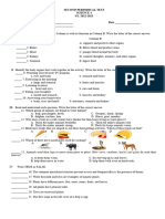 Second Periodical Test - Science 4