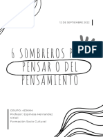 6 Sombreros Del Pensamiento