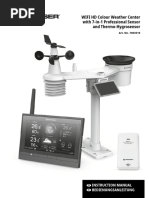 Manual de Utilizare Statie Meteo 7 in 1 Bresser MeteoChamp 7003510 Wi-Fi