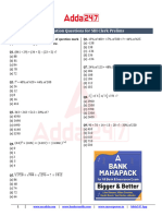 100 Simplification Questions and Solutions