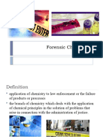 Forensic Chemistry EVIDENCES