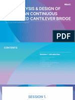 02 Analysis and Design of Cantilever Bridge Using Midas Civil - Chundi Gananadh of MMSB