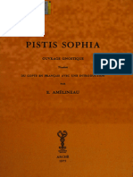 PISTIS SOPHIA Ouvrage Gnostique - Emile Amelineau