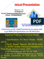 1 Construction and QC in Rigid Pavements As Per MORD Specifications