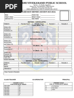 1 - Report Card Grade 1 and 2